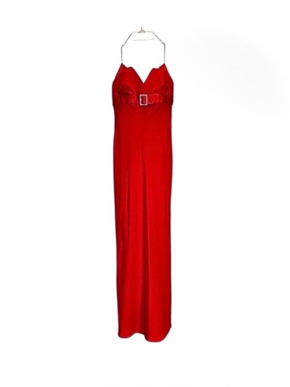 Niteline New Formal Evening Prom Gown Empire Rhinestone Buckle